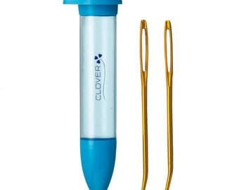 Clover Chibi Darning Needles, Jumbo Size, Package of 2, with case