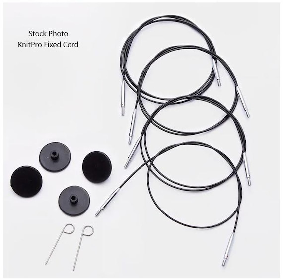 KnitPro Interchangeable Cords choose FIXED or SWIVEL