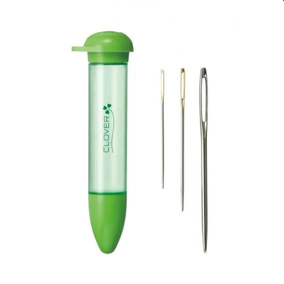 Clover Chibi Darning Needles, Regular Size, Package of 3, with case