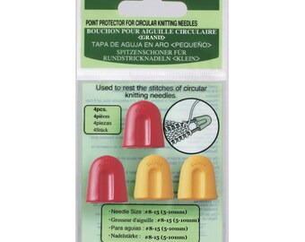 Clover Point Protectors for Circular Knitting Needles, Large size, for needle sizes US 8 - 15
