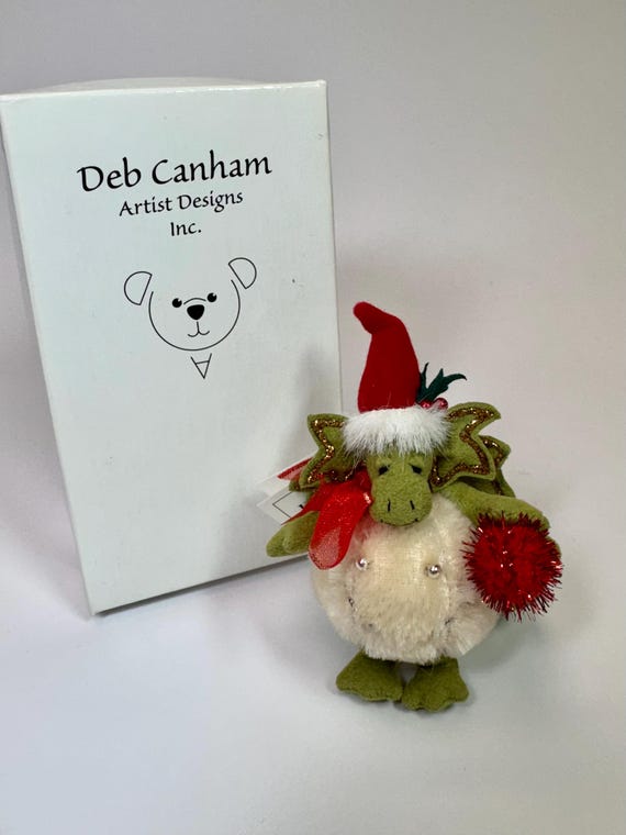Vintage Deb Canham Artist Designs Snowball Dragon