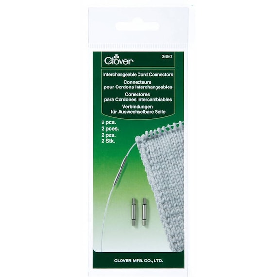 Takumi Cord Connectors for Interchangeable Knitting Needles.