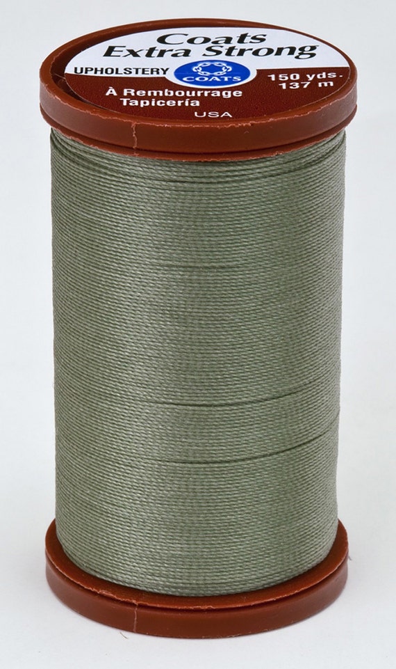 Coats Clarks Upholstery Thread Heavy Duty Great for Bear Making. Color 6180 Green Linen Etsy