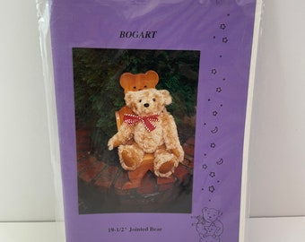 Vintage Pattern 19.5" Bogart Bear by Sandra Cuomo