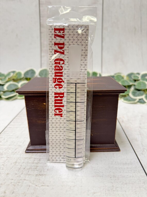 EZPZ Gauge Ruler, great for knitting and crochet