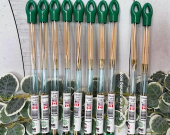 Addi FlexFlips Bambus Nadeln, flexible Nadeln, 3er-Set. Größen 2,0 - 5,0 mm (9"Länge)