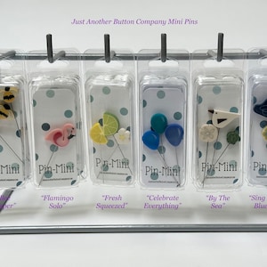 Just Another Button Company Pin Minis, Choose your Style!