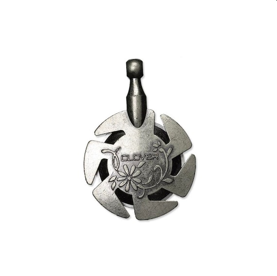 Pendentif Coupe-fil Clover Japon - Bronze Vintage Avec Crochet - Sans Chaîne