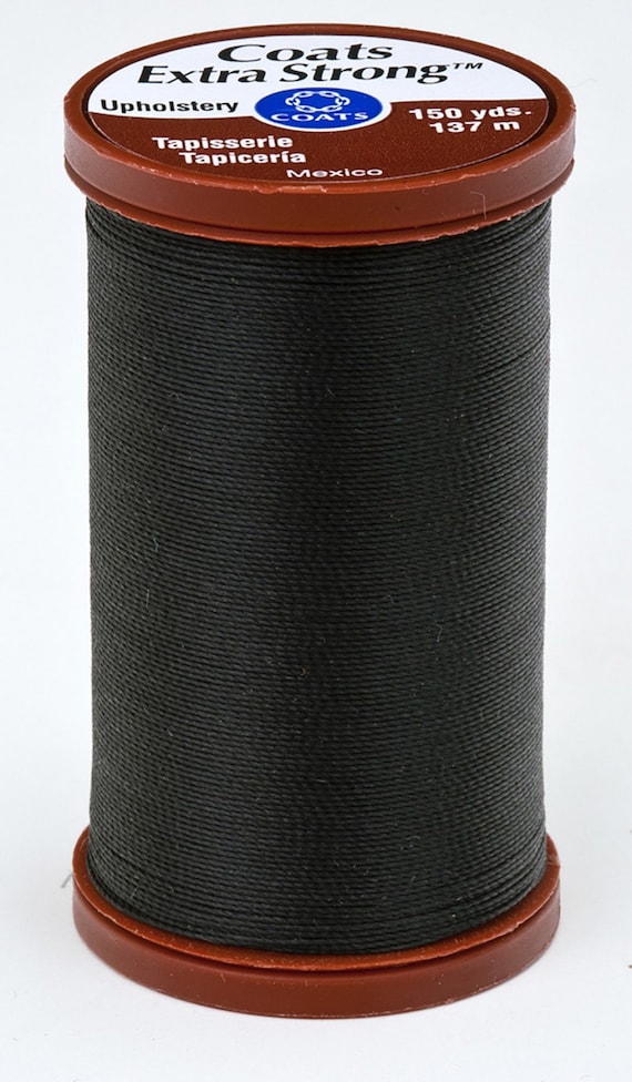 Coats & Clarks Upholstery Thread, heavy duty, great for bear making. Color 900 Black