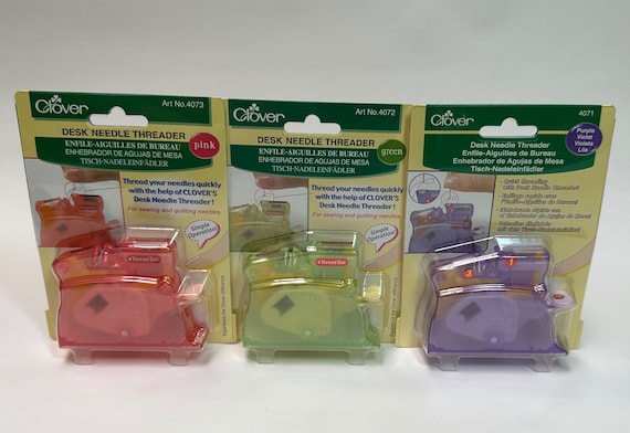 Clover Desk Needle Threader. Choose your favorite color.
