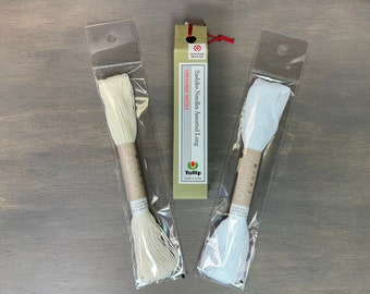 Sashiko needles from Tulip Company, Sashiko thread from Olympus