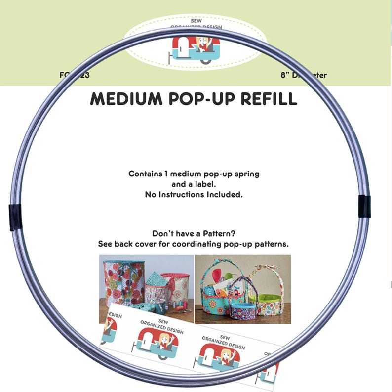 Stacking Pop Ups Pattern and 5 sizes of Pop Up Springs image 5