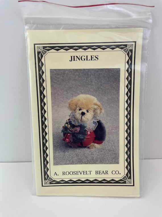 Vintage Pattern Jingles Bear from A Roosevelt Bear Co.