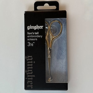 Gingher Lion&#39;s Tail scissors, a new classic design!
