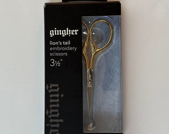 Gingher Lion's Tail scissors, a new classic design!