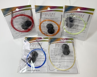 Knitters Pride Cords and Cord Connectors for Interchangeable Knitting Needle system