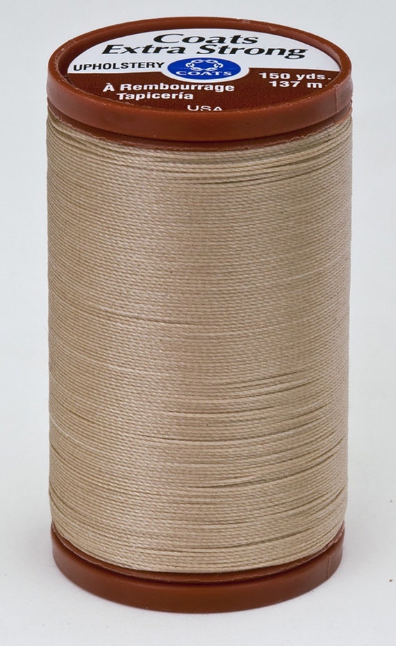 Coats & Clarks Upholstery Thread, heavy duty, great for bear making. Color  8240 Hemp