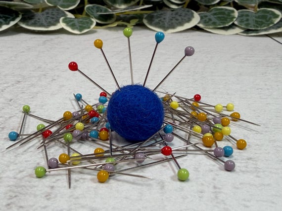 Bohin Murano Glass Head pins, 1.25 inches