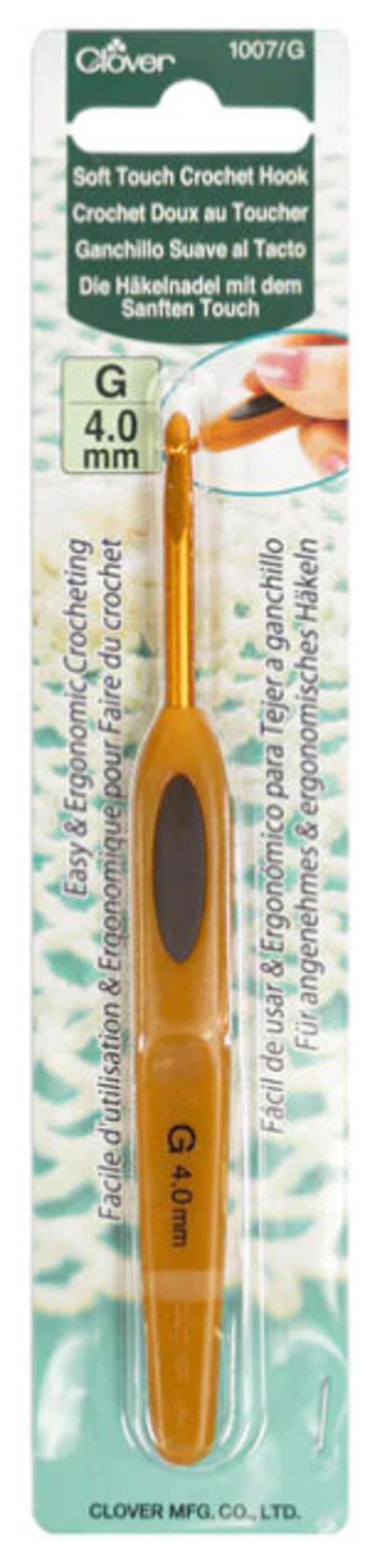 Choose Your Size: Clover Soft Touch Crochet Hooks, Sizes 2.25mm to 6mm ...