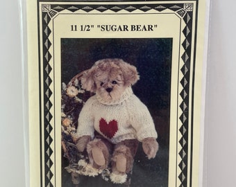 Vintage Pattern 11.5" Sugar Bear from A Roosevelt Bear Co.