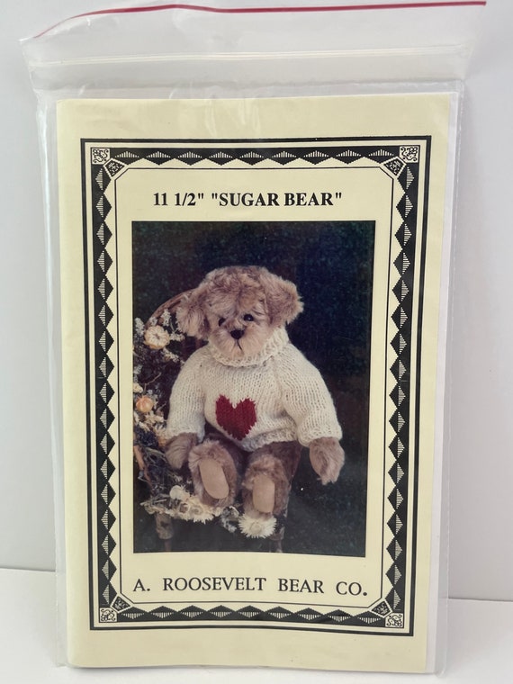 Vintage Pattern 11.5" Sugar Bear from A Roosevelt Bear Co.