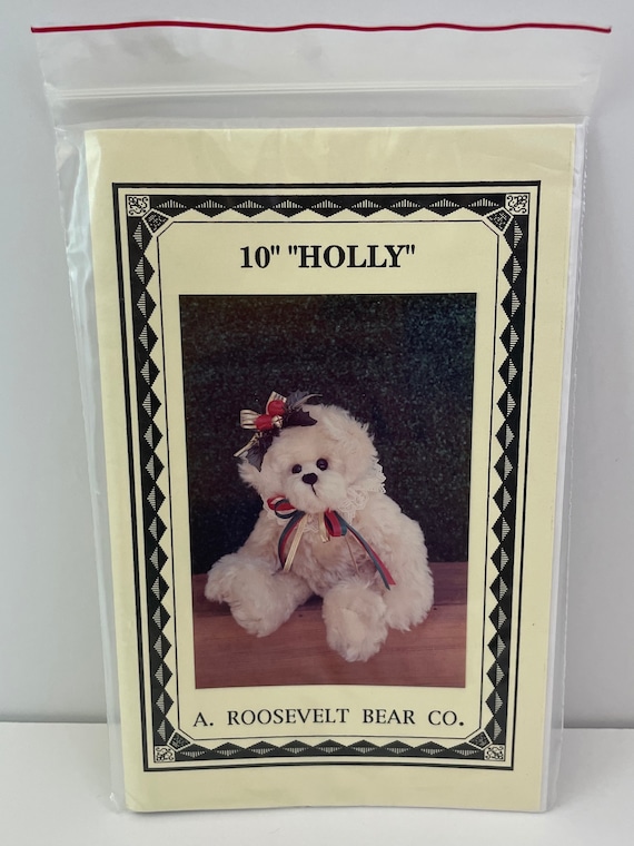 Vintage Pattern 10" bear Holly from A Roosevelt Bear Co.
