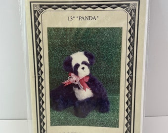 Vintage Pattern 13" Panda Bear from A Roosevelt Bear Co.