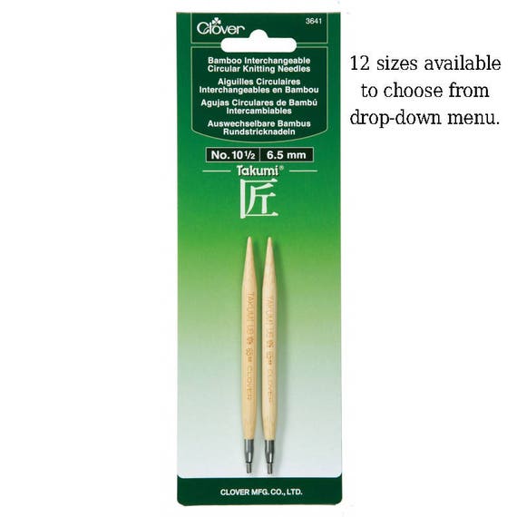 Takumi Interchangeable Knitting Needle Tips.