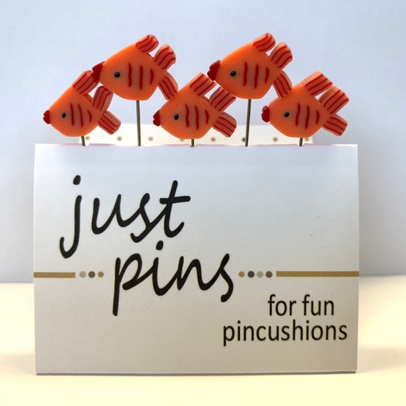 Just Another Button Company Just Pins Orange Fish