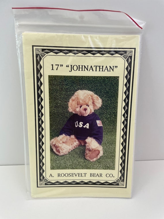 Vintage Pattern 17" bear Johnathan from A Roosevelt Bear Co.
