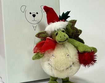 Desenhos de artista vintage Deb Canham 2003 Snowball Dragon