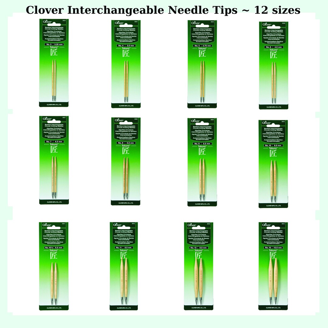 Takumi Interchangeable Knitting Needle Tips. Etsy