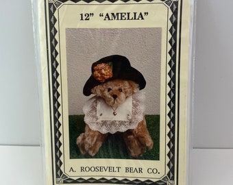 Vintage Pattern 12" Amelia Bear from A Roosevelt Bear Co.