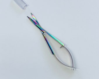 Famore EZ Snips, titanium, rainbow color, 5 inches