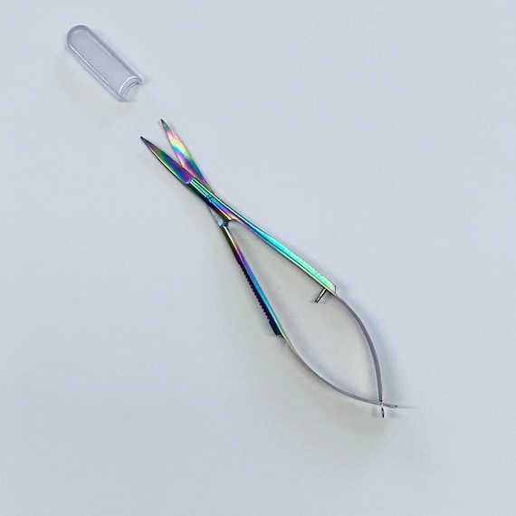 Famore EZ Snips, titanium, rainbow color, 5 inches