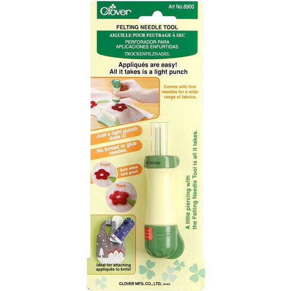 Clover Needle Felting Tool, five needle