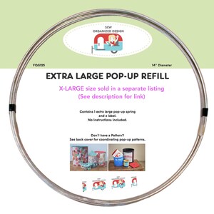 Stacking Pop Ups Pattern and 5 sizes of Pop Up Springs image 7