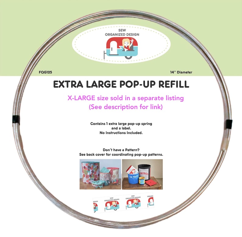 Stacking Pop Ups Pattern and 5 sizes of Pop Up Springs image 7