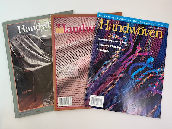 Handwoven Magazine, vintage, choose your issue.