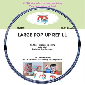 Stacking Pop Ups Pattern and 5 sizes of Pop Up Springs image 6