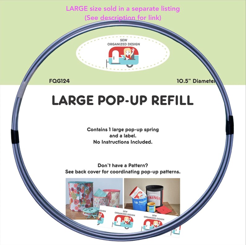 Stacking Pop Ups Pattern and 5 sizes of Pop Up Springs image 6