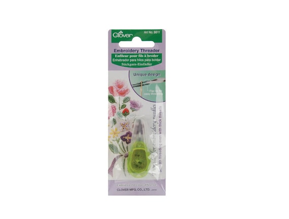 Clover Embroidery Threader, for easy threading of various weights.