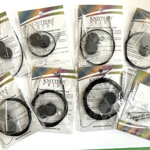 Knitters Pride Cords and Cord Connectors for Interchangeable Knitting Needle system image 1