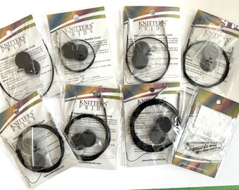 Knitters Pride Cords and Cord Connectors for Interchangeable Knitting Needle system