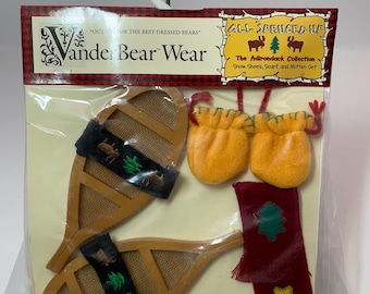 Conjuntos vintage de la colección Muffy Vanderbear de NABCO para trineos y derrapes.