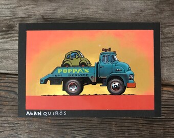 WALL ART: Fatherhood Truck, Poppa's Tow