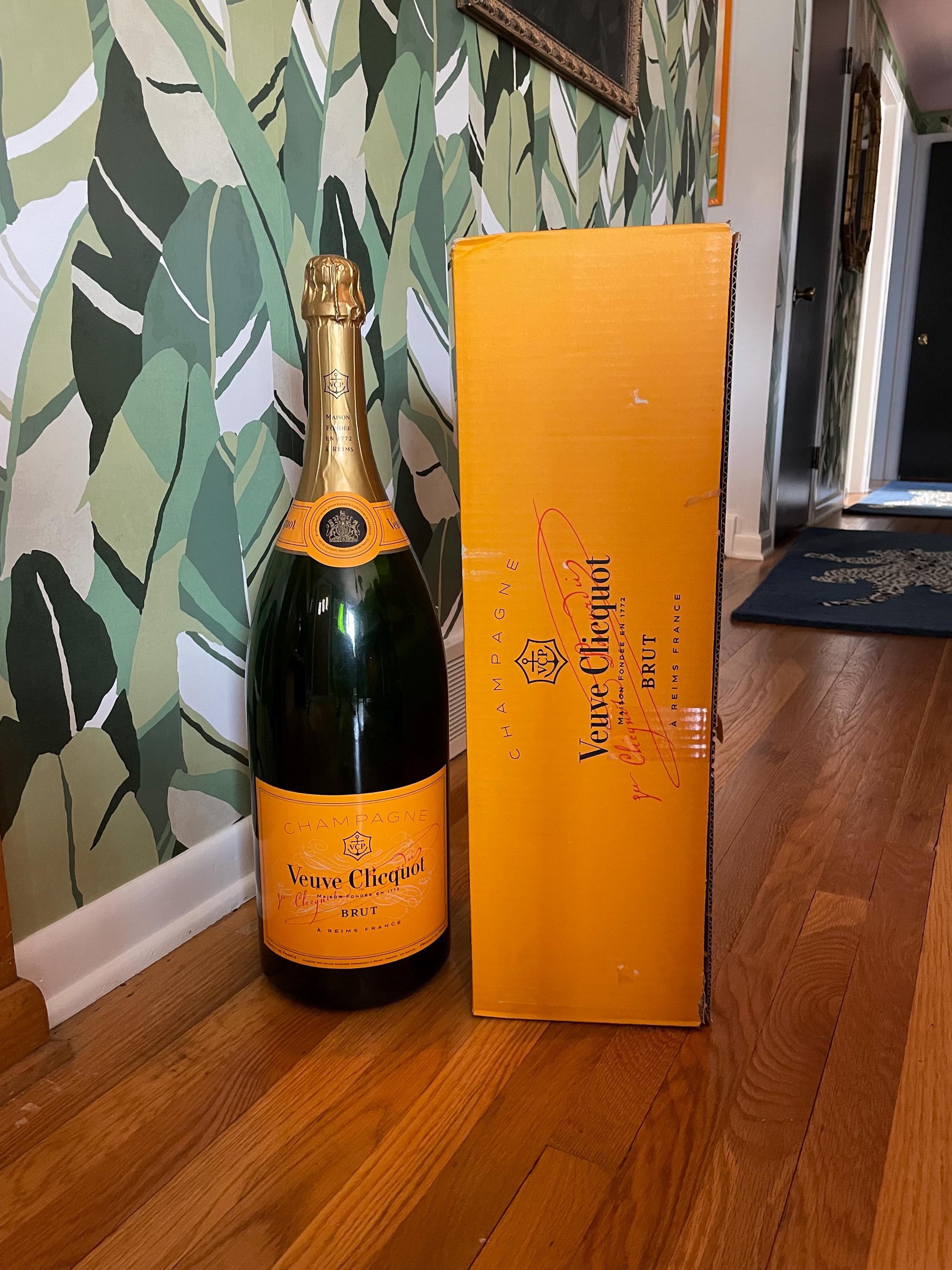 RARE Sealed Veuve Clicquot HUGE Champagne 