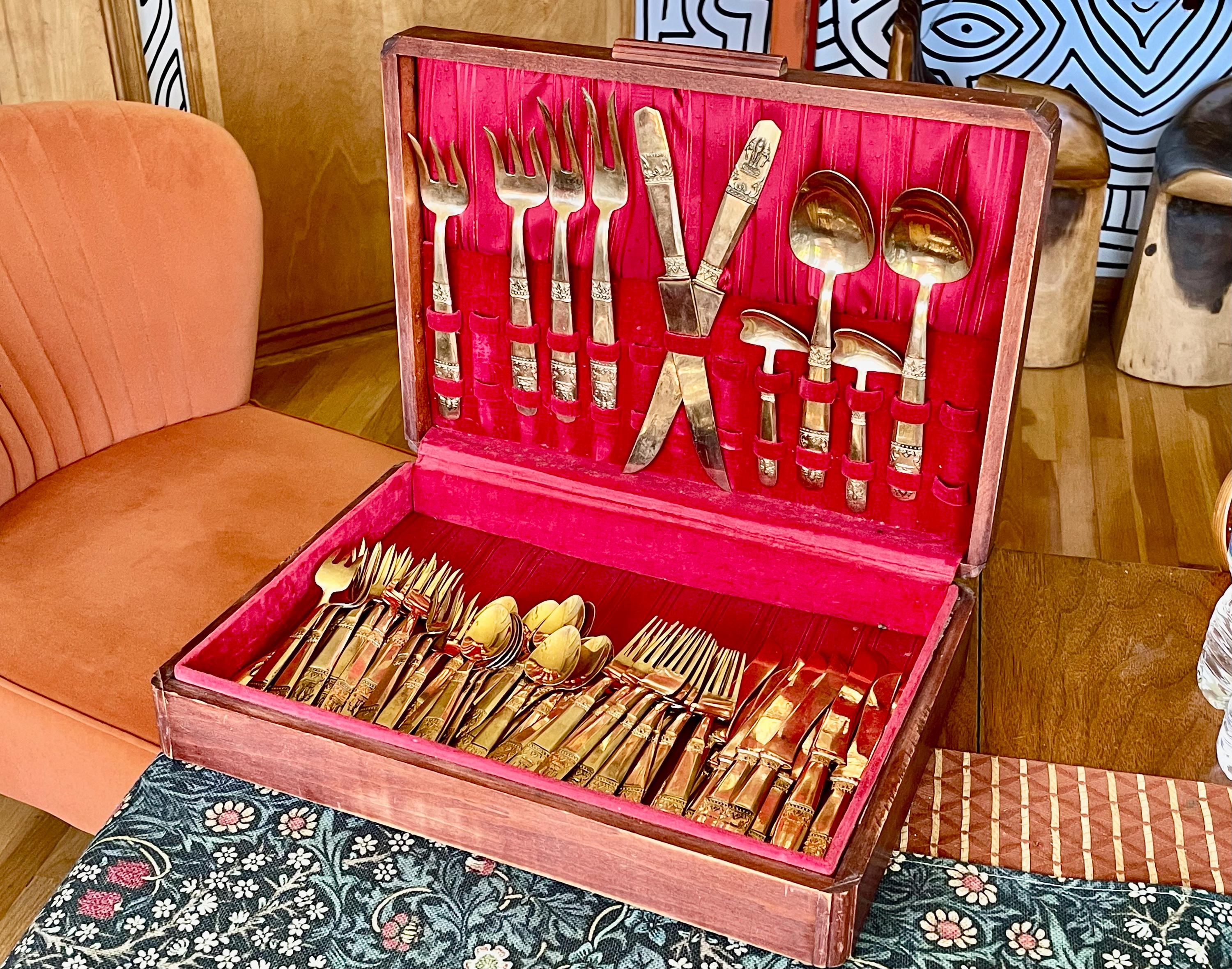 タイランド　silver スプーン　　2本 Thailand silverware - Etsy 日本