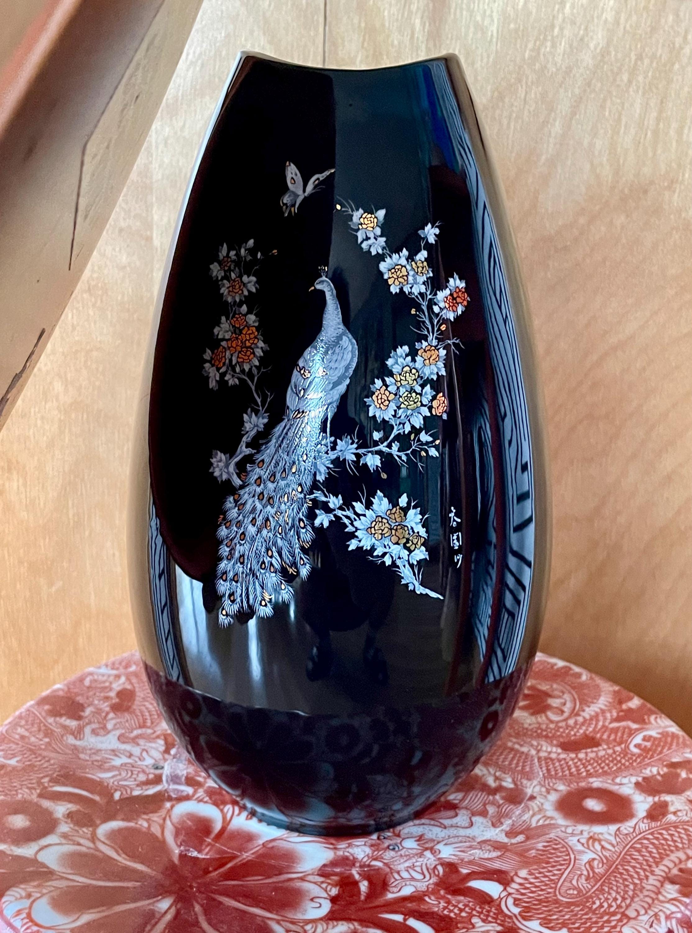 Chinese peacock vase - Etsy 日本
