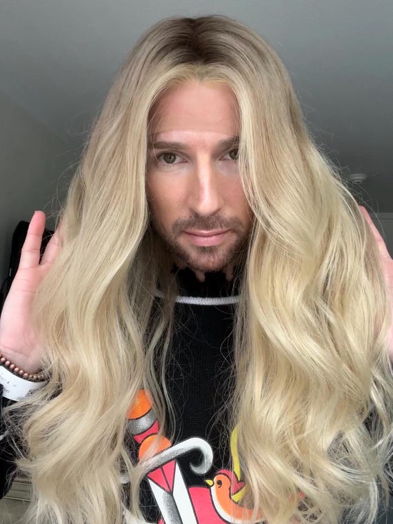 Blonde human Hair wig balayage wig full lace human Hair wig